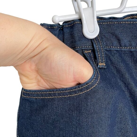 NWT OLD NAVY Boys Size 18 Plus, Dark Wash Straight Leg Jeans Built-In Flex Waist - Picture 4 of 14